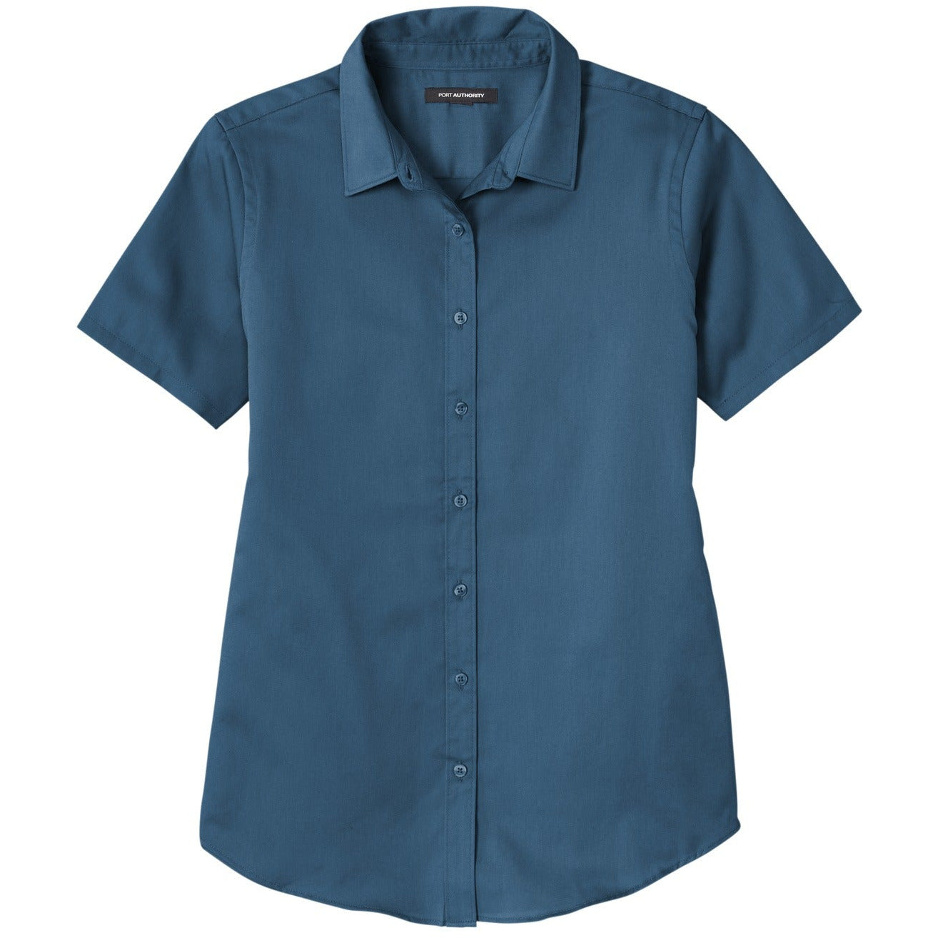 Port Authority® Ladies Short Sleeve SuperPro React®Twill Shirt