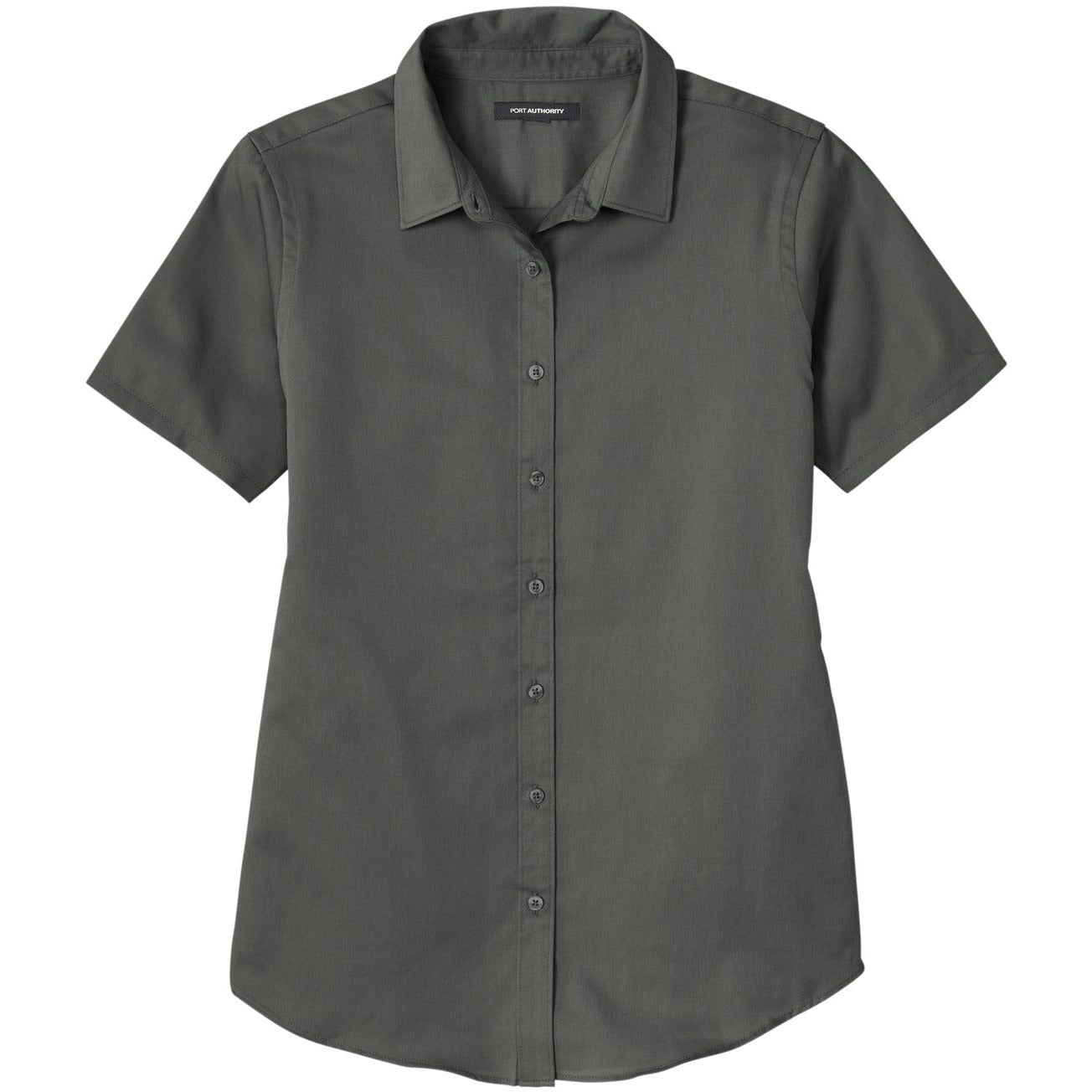 Port Authority® Ladies Short Sleeve SuperPro React®Twill Shirt
