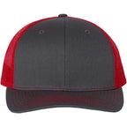 Charcoal/ Red
