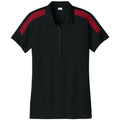 Black/ Deep Red