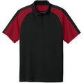 Deep Black/ Rich Red