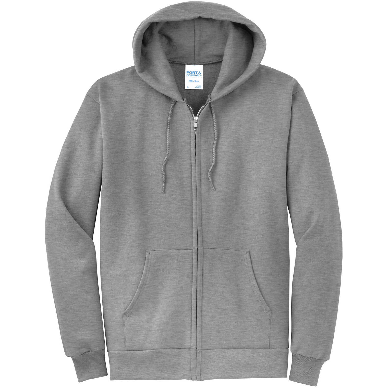 Port & Company® Core Fleece Full-Zip Hooded Sweatshirt