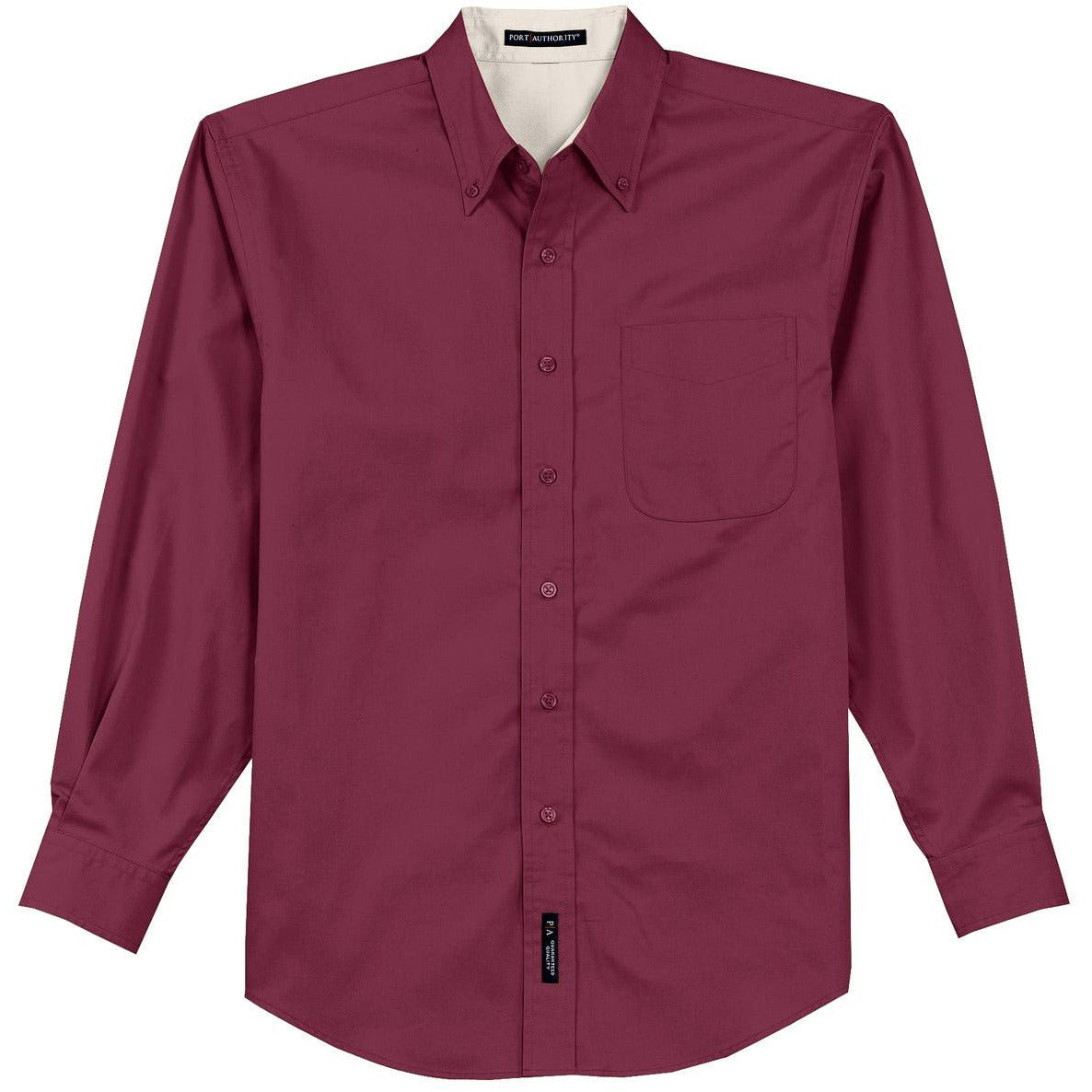 Burgundy/ Light Stone