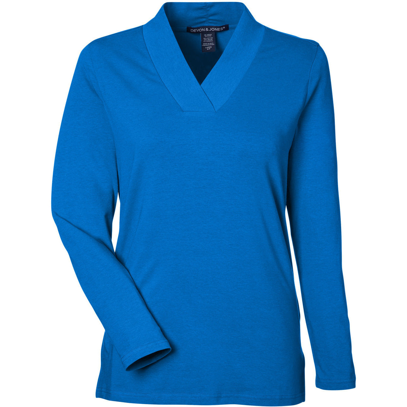 Devon & Jones Women's Raleigh Shawl Collar Knit Top