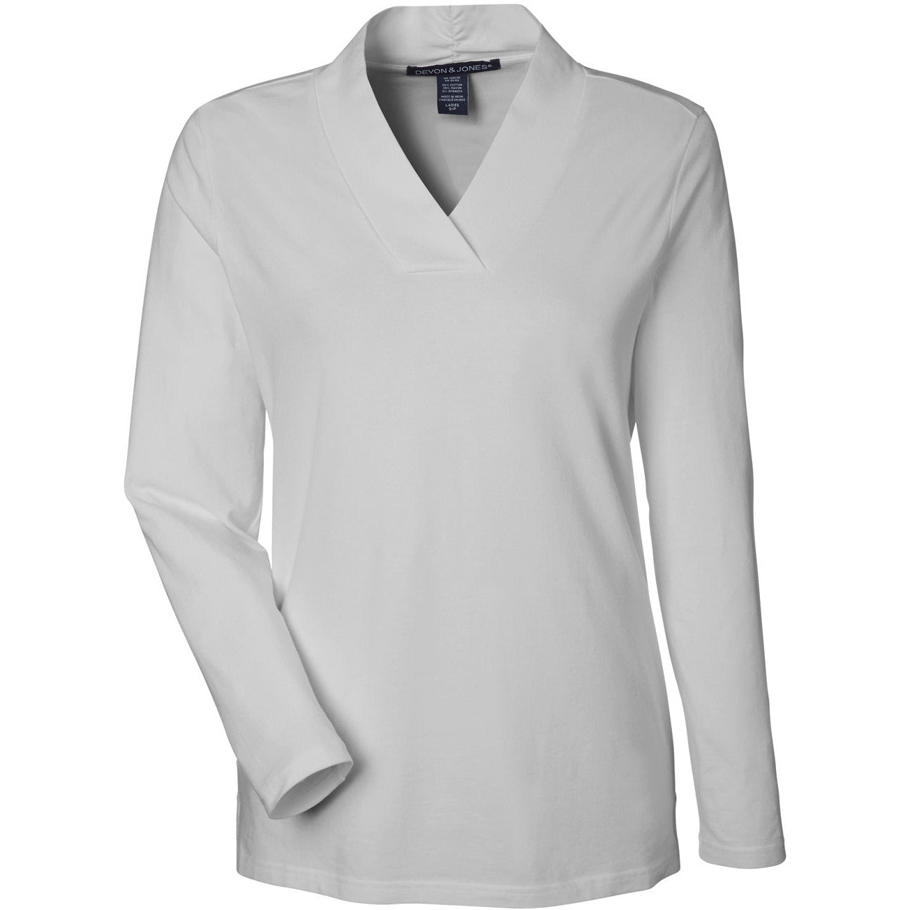 Devon & Jones Women's Raleigh Shawl Collar Knit Top